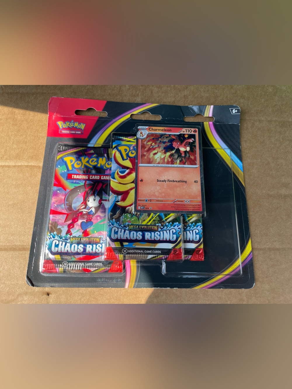 Pokémon Chaos Rising Booster Pack with Charmeleon Promo Card